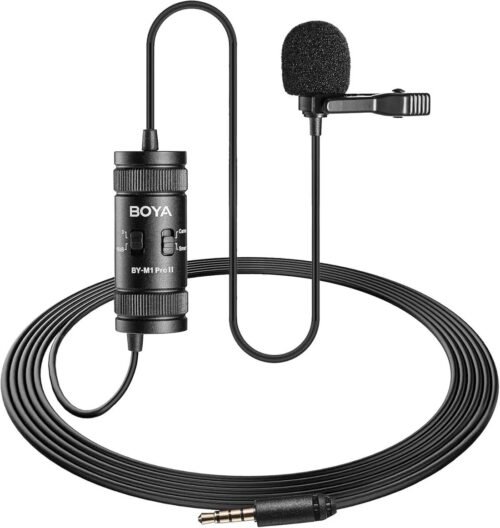 BOYA By-M1 Pro II Lavalier Auxiliary Microphone