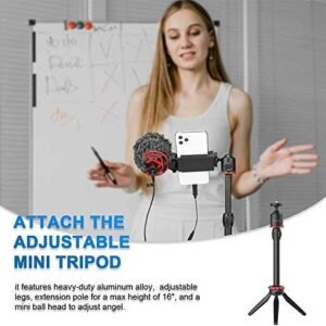 imgi_182_41PV6uefaPL.jpg BOYA By-vg330 Vlogging Kit With By-mm1 And Smartphone Holder