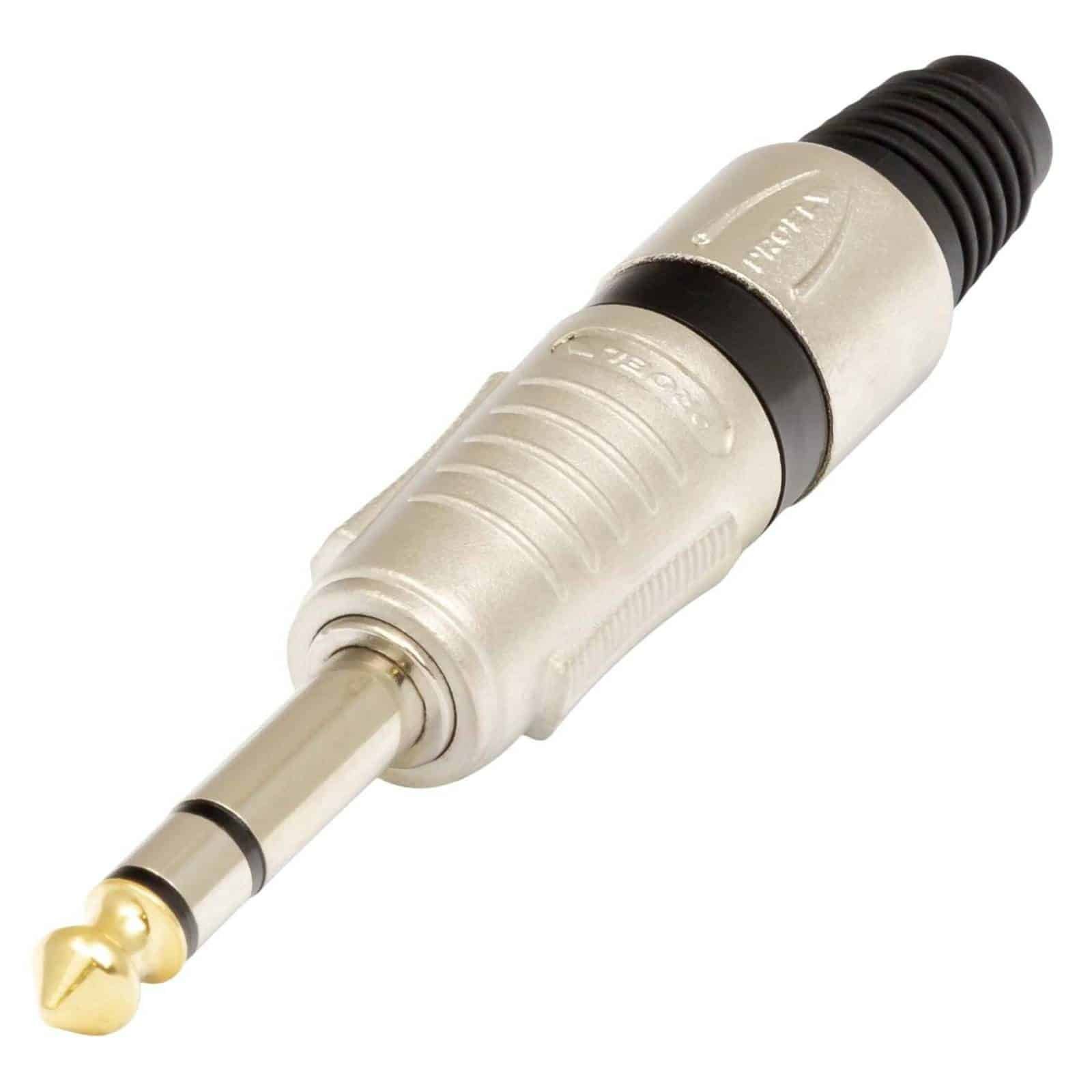 Proel S3CPROBK 6.3mm-1/4" Stereo Jack Ring Black