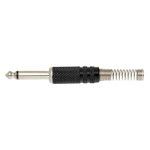 Proel S210BK Mono Jack 6.3mm Brass Sleeve Black Proel S210BK Mono Jack 6.3mm Brass Sleeve Black