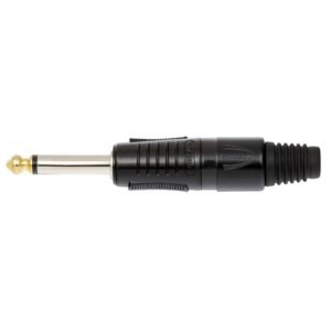 Proel S2CPRON 6.3mm Mono Jack plug Black Body