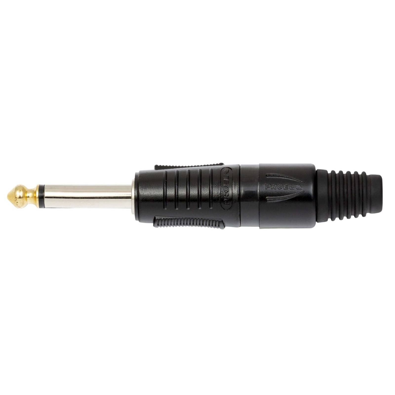 Proel S2CPRON 6.3mm Mono Jack plug Black Body