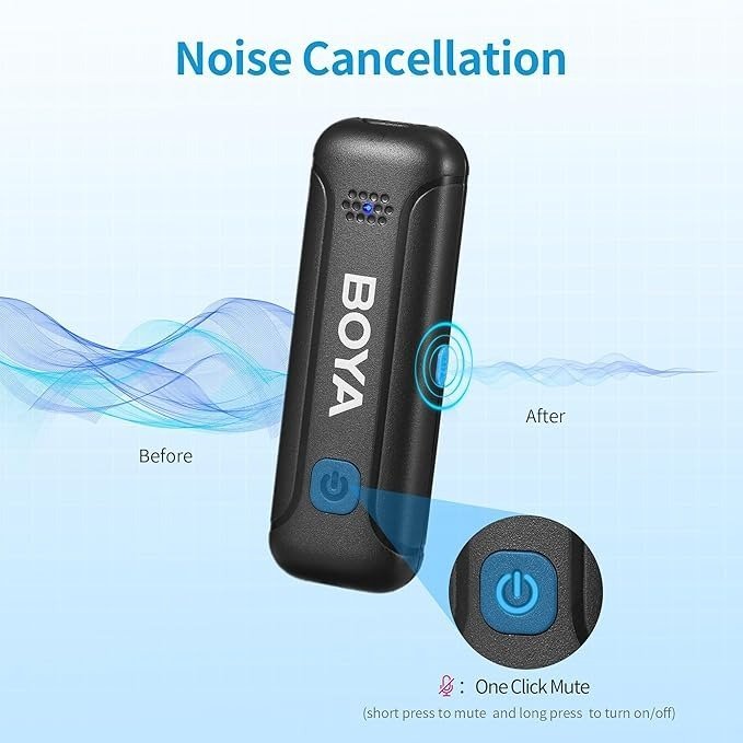 Boya BY-WM3T-D2 Wireless Lavalier Lapel Microphones