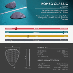 imgi_22_Rombo-Guitar-Pick-Set-Classic-4-Picks-0.45-mm-Mixed-Colors-2.png ROMBO Pick Set Classic Mixed Colors (4 Guitar Picks) .45mm