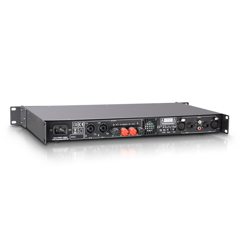 LD System XS 400 PA Power Amplifier Class D 2 x 200 W 4 Ohms