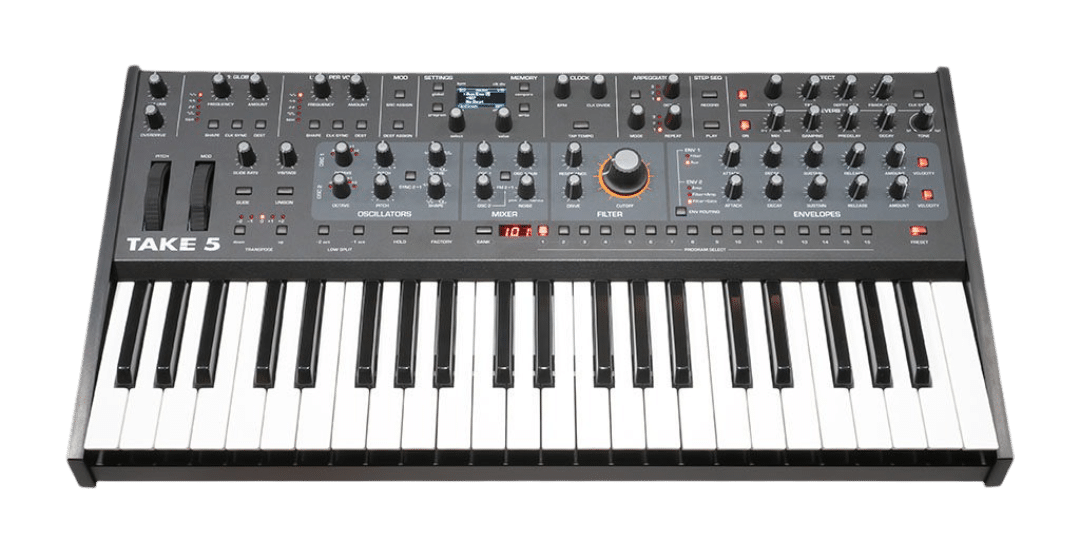 imgi_24_Take51024-1024x524-1.png Sequential Take 5 Portable and Powerful 5 Voice Polyphonic Synthesiser