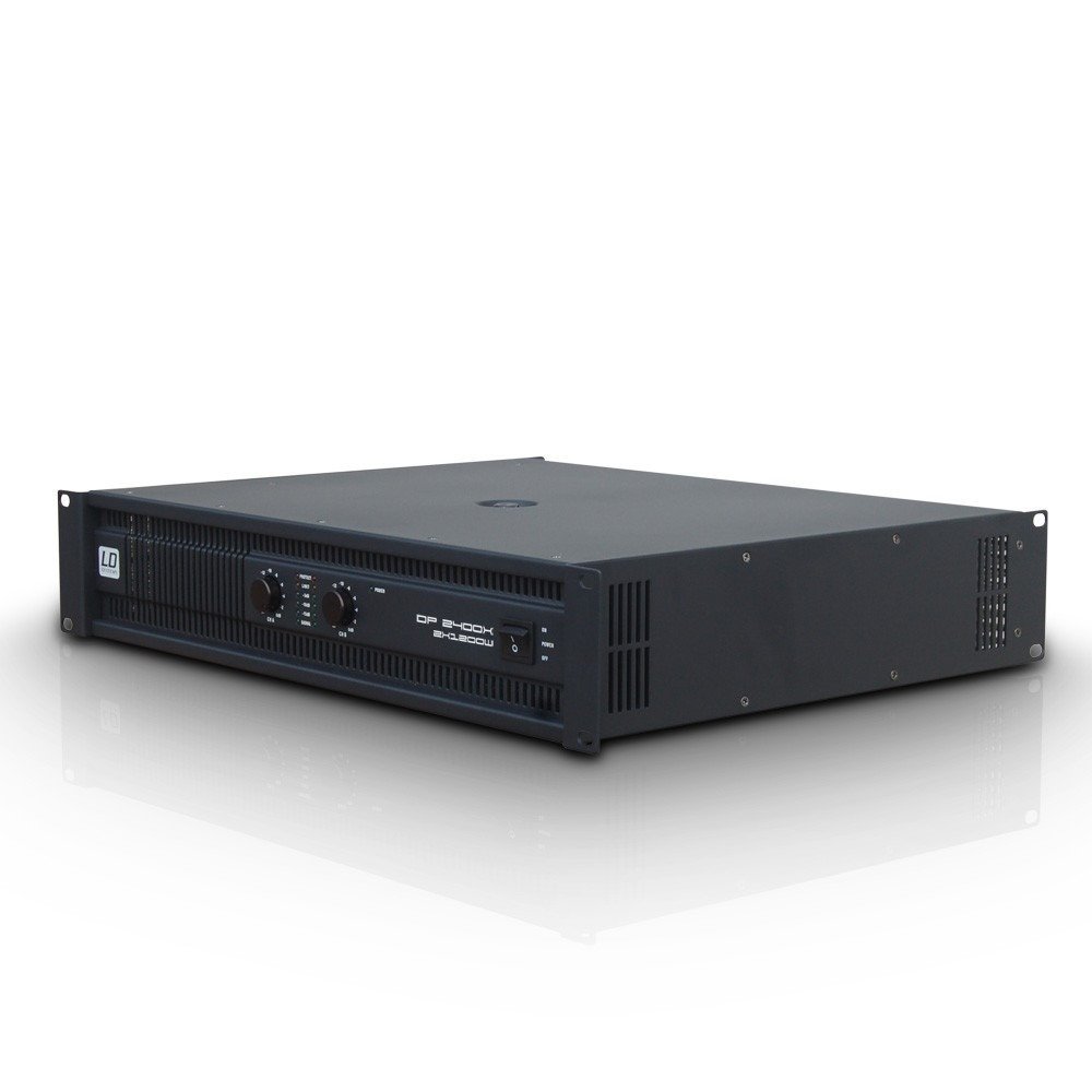 LD System DEEP2 2400 X PA Power Amplifier 2 x 1200 W 2 ohm