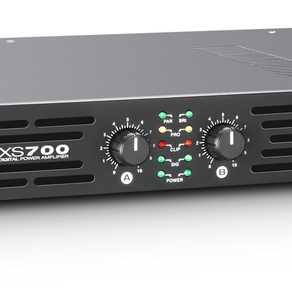 LD System XS 700 PA Power Amplifier Class D 2 x 350 W 4 Ohms