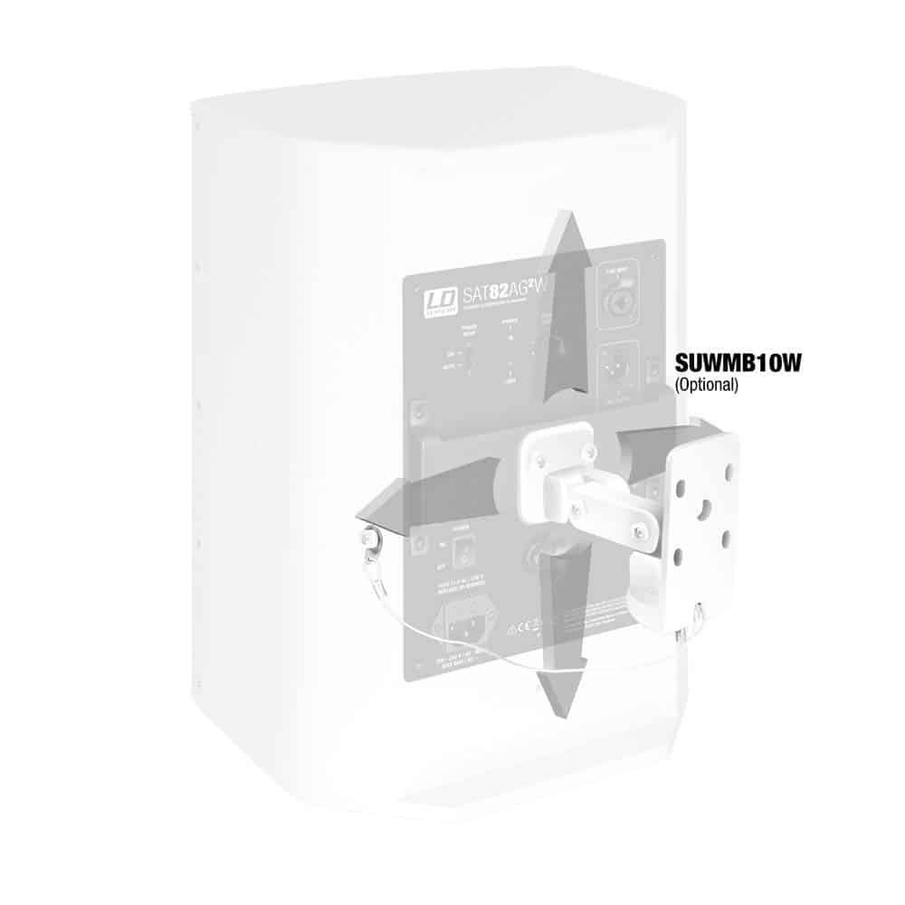 imgi_26_LDSAT82AG2W_4.jpg LD System SAT 82 A G2 W 8" Active Installation Monitor white