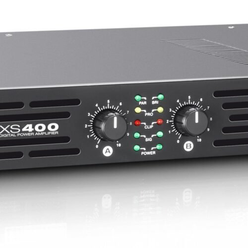 LD System XS 400 PA Power Amplifier Class D 2 x 200 W 4 Ohms