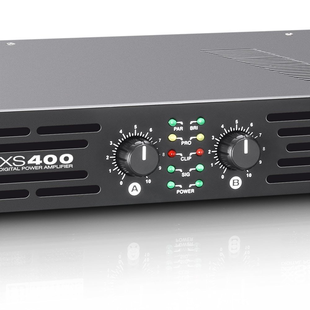LD System XS 400 PA Power Amplifier Class D 2 x 200 W 4 Ohms