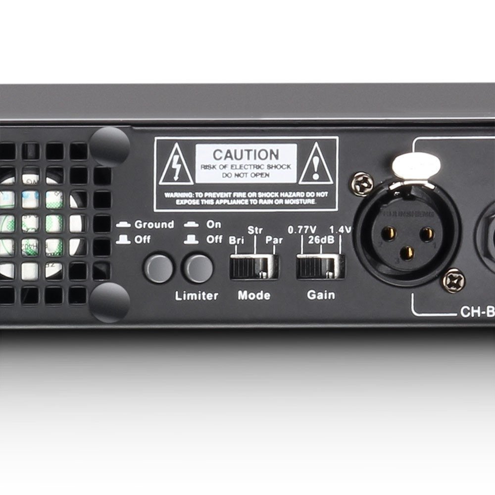 LD System XS 700 PA Power Amplifier Class D 2 x 350 W 4 Ohms