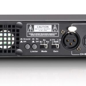 LD System XS 400 PA Power Amplifier Class D 2 x 200 W 4 Ohms