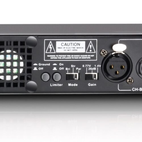 LD System XS 400 PA Power Amplifier Class D 2 x 200 W 4 Ohms