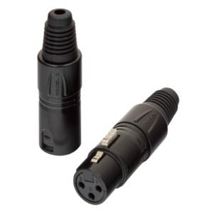 Proel XLR3FVPRON Female 3P.XLR Cable Mount Black Proel XLR3FVPRON Female 3P.XLR Cable Mount Black