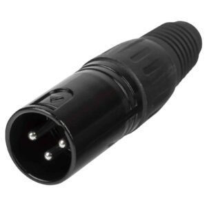 Proel XLR3MVBK XLR 3-Pole Cable Mount Male Black Proel XLR3MVBK XLR 3-Pole Cable Mount Male Black