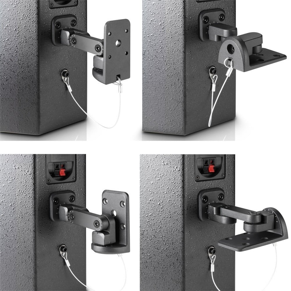 LD System SAT WMB 10 B Wall Mount for Speakers, Black