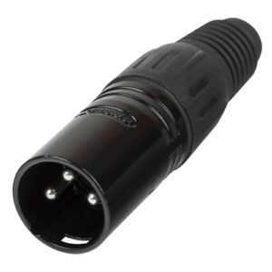 Proel XLR3MVBK XLR 3-Pole Cable Mount Male Black Proel XLR3MVBK XLR 3-Pole Cable Mount Male Black