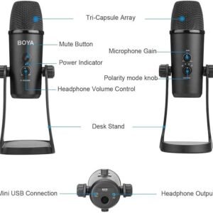 imgi_308_61yTxjdPoFL._SX679_.jpg Boya BY-PM700 USB Computer Microphone