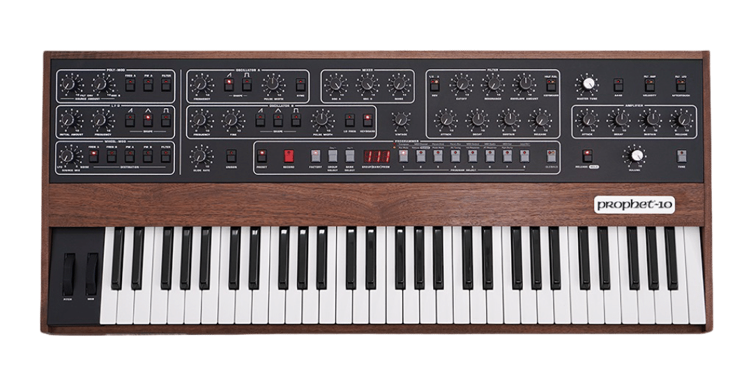 Sequential Prophet 10 Keyboard Legendary 10 Voice Analogue Polyphonic Synthesiser