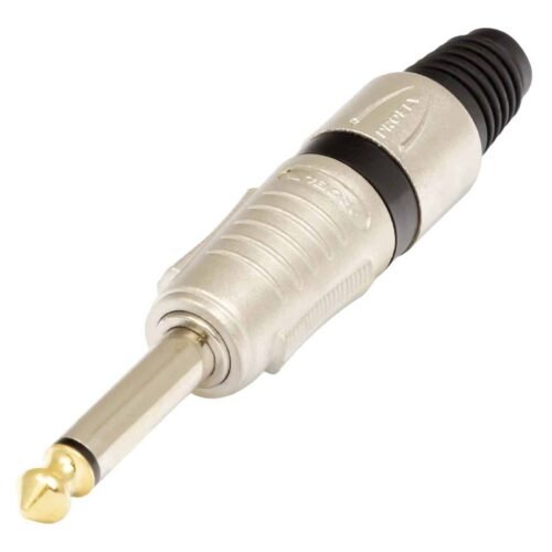 Proel S2CPROBK 6.3mm-1/4" Mono Jack Black Ring Proel S2CPROBK 6.3mm-1/4" Mono Jack Black Ring