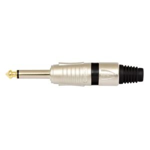 Proel S2CPROBK 6.3mm-1/4" Mono Jack Black Ring Proel S2CPROBK 6.3mm-1/4" Mono Jack Black Ring