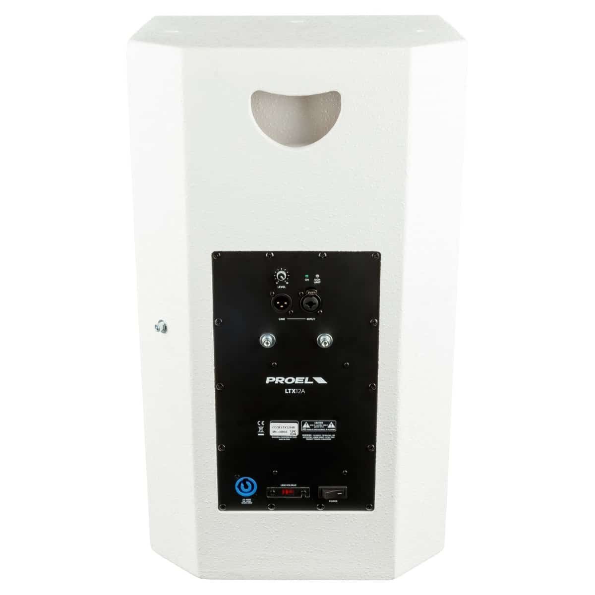 Proel LTX12AW ACTIVE.SPEAKER.12".600W.WHITE