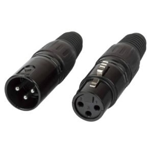 Proel XLR3MVBK XLR 3-Pole Cable Mount Male Black Proel XLR3MVBK XLR 3-Pole Cable Mount Male Black