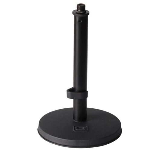 Gator GFW-MIC-0601 Frameworks desktop mic stand with 6" round base, standard twist clutch