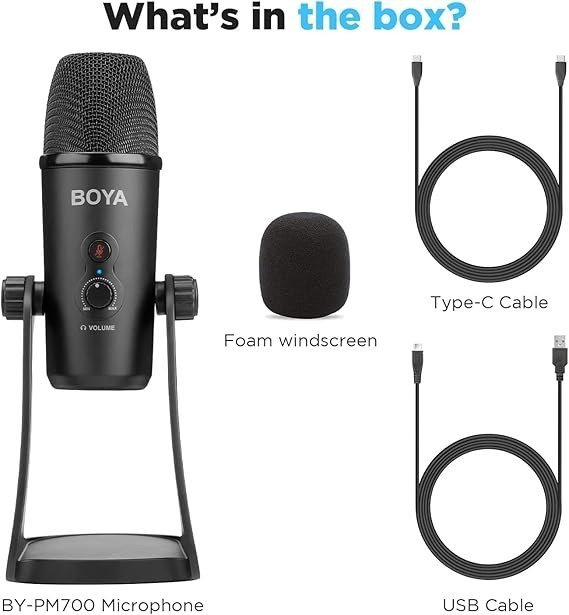 imgi_353_61rLJwXs9FL._SX569_.jpg Boya BY-PM700 USB Computer Microphone