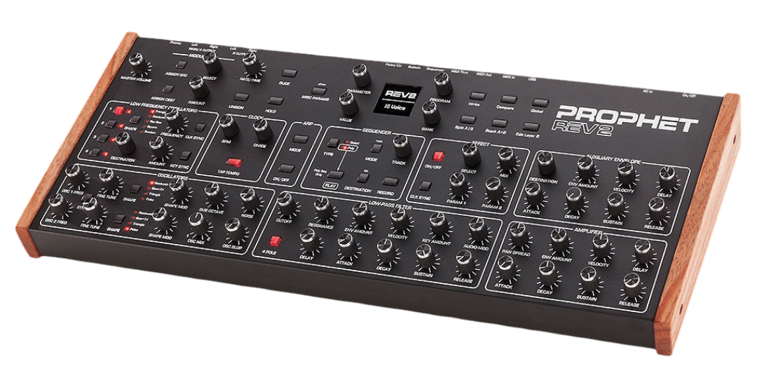 imgi_35_Rev2ModuleLeftAngle.png Sequential Prophet Rev2 8-v Module 8 Voice Polyphonic Analogue Synthesiser