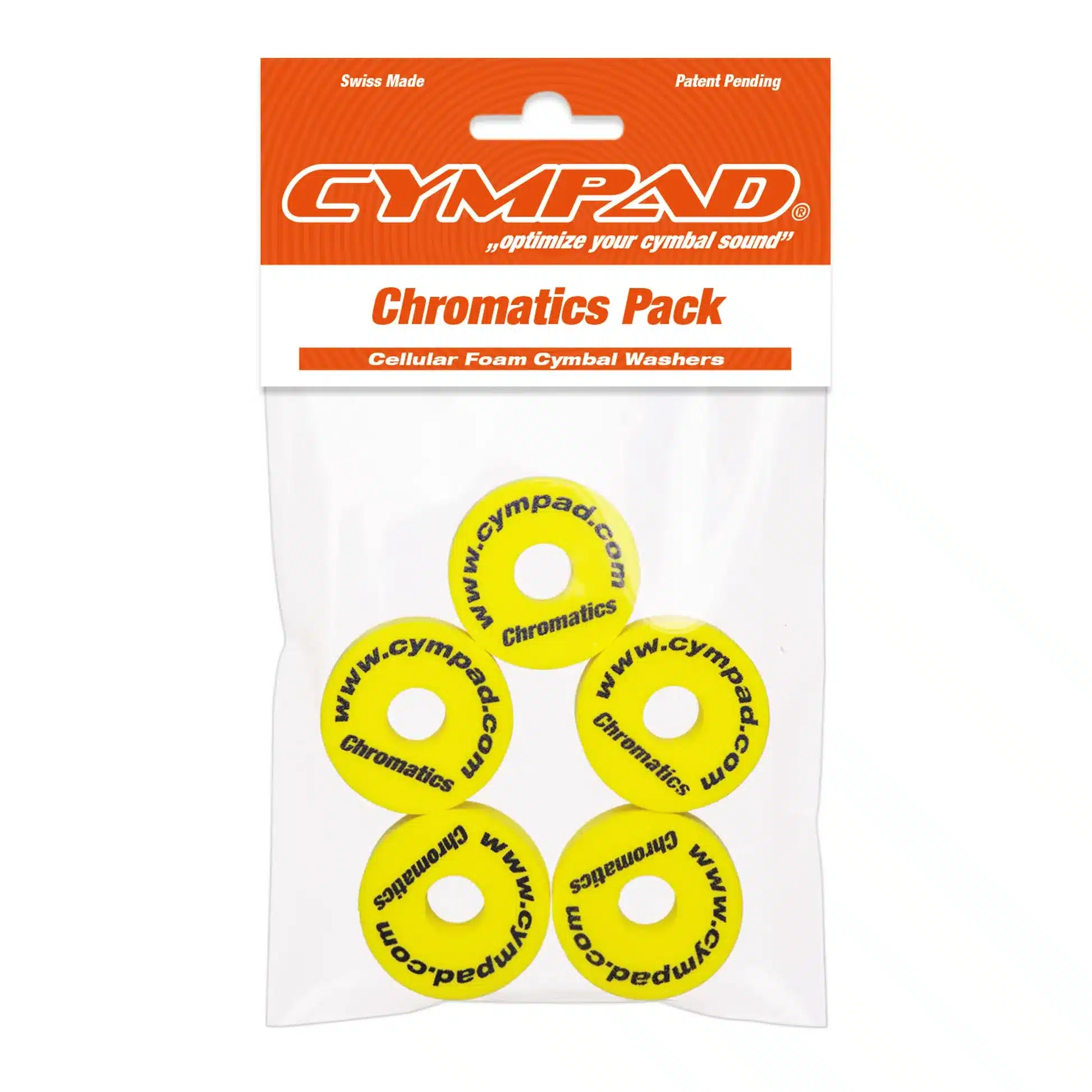 Cympad Chromatics Set 40/15mm Yellow (5-pieces)