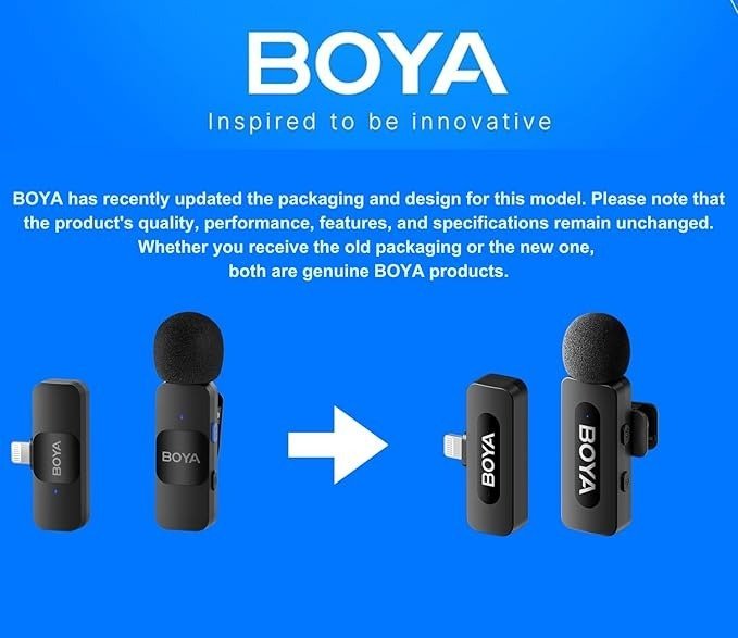 Boya by-V1 2.4 ghz Omnidirectional Wireless Microphone