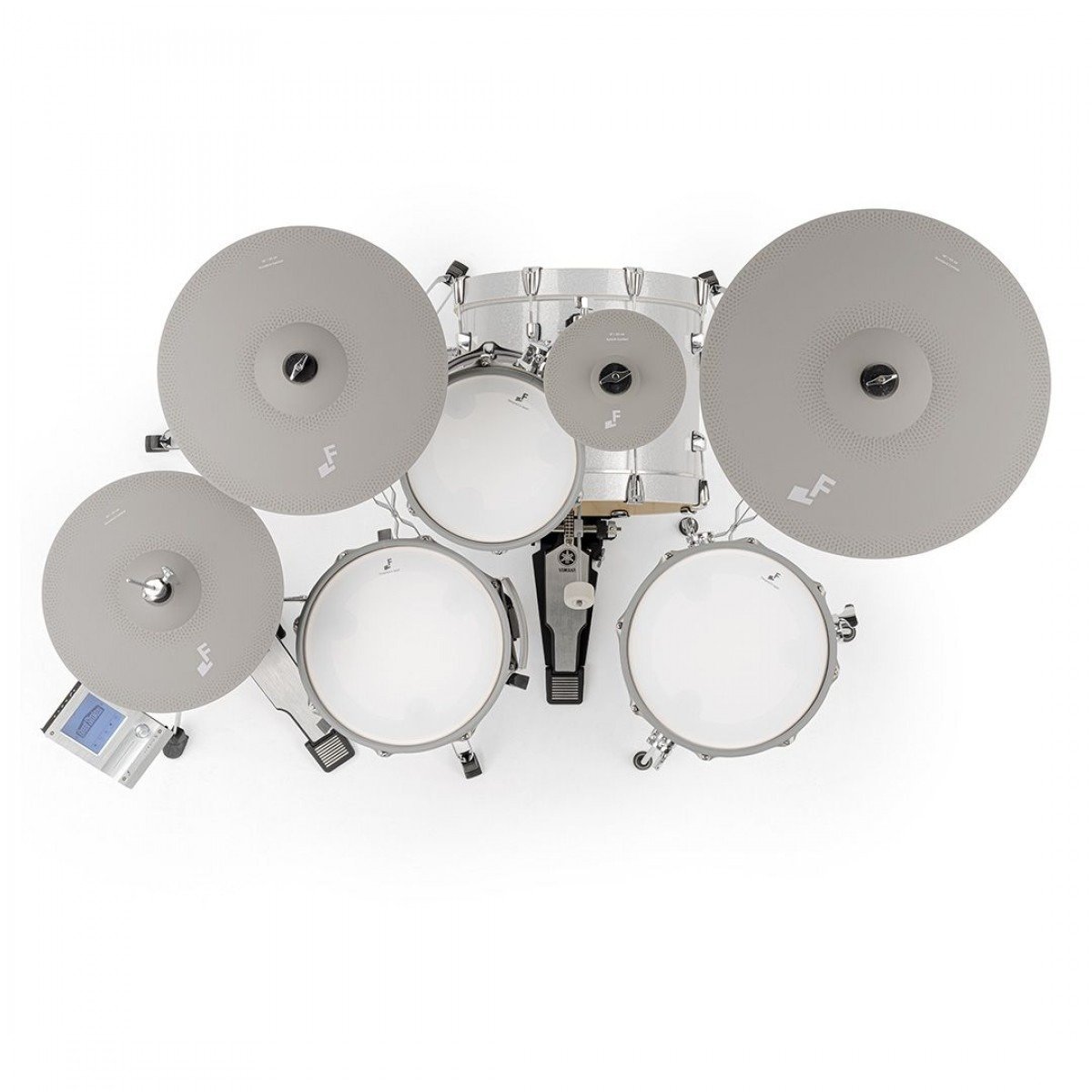 EFNOTE 5 Electronic Drum Set - White Sparkle