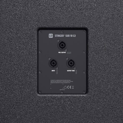 LD System STINGER SUB 18 G3 18 Passive Bass Reflex PA Subwoofer LD System STINGER SUB 18 G3 18 Passive Bass Reflex PA Subwoofer