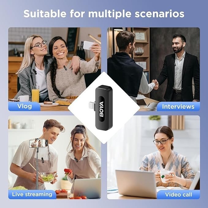 Boya by-V1 2.4 ghz Omnidirectional Wireless Microphone
