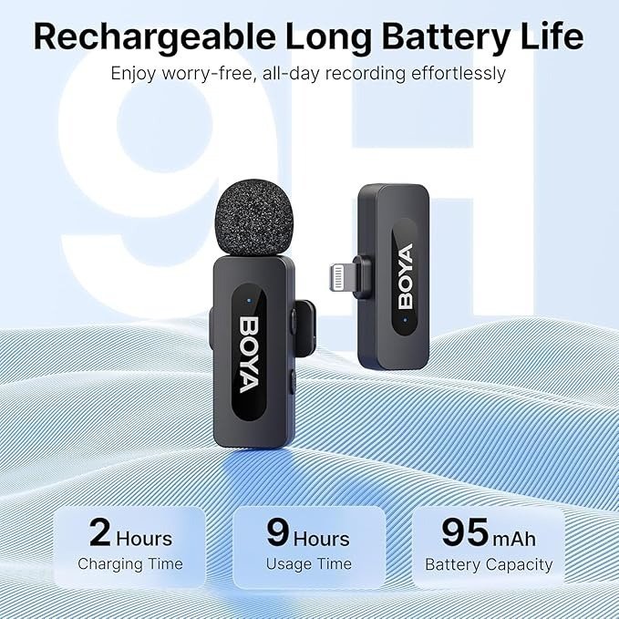Boya by-V1 2.4 ghz Omnidirectional Wireless Microphone