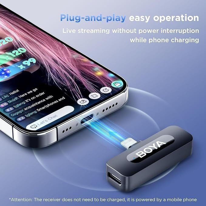Boya by-V1 2.4 ghz Omnidirectional Wireless Microphone
