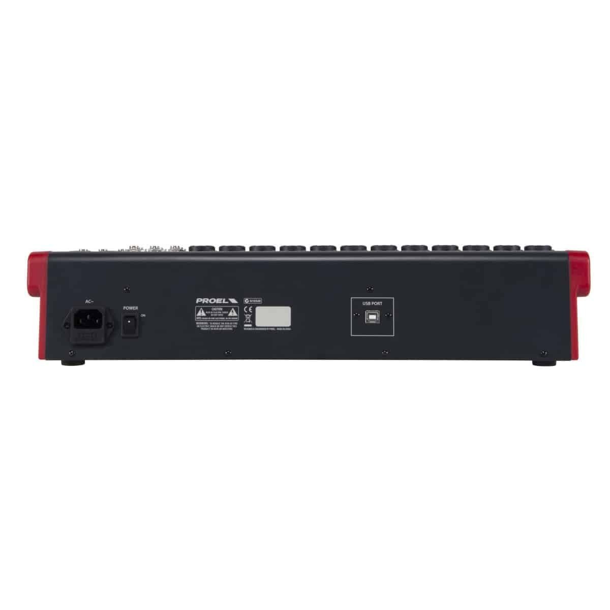 Proel MQ16USB 16-channel compact mixer with FX and USB