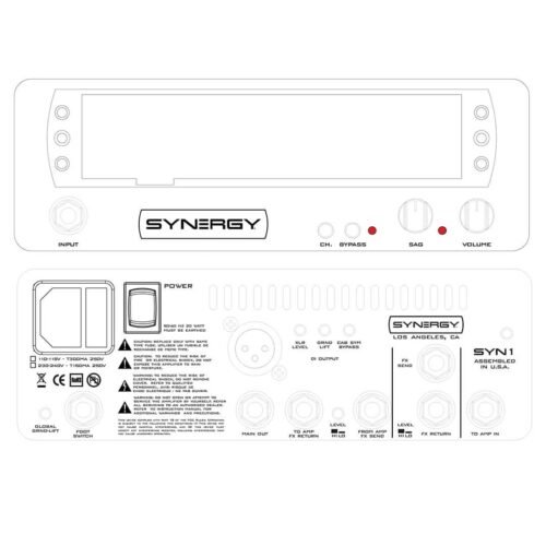Synergy SYN1 Tabletop Preamp Module Dock Synergy SYN1 Tabletop Preamp Module Dock
