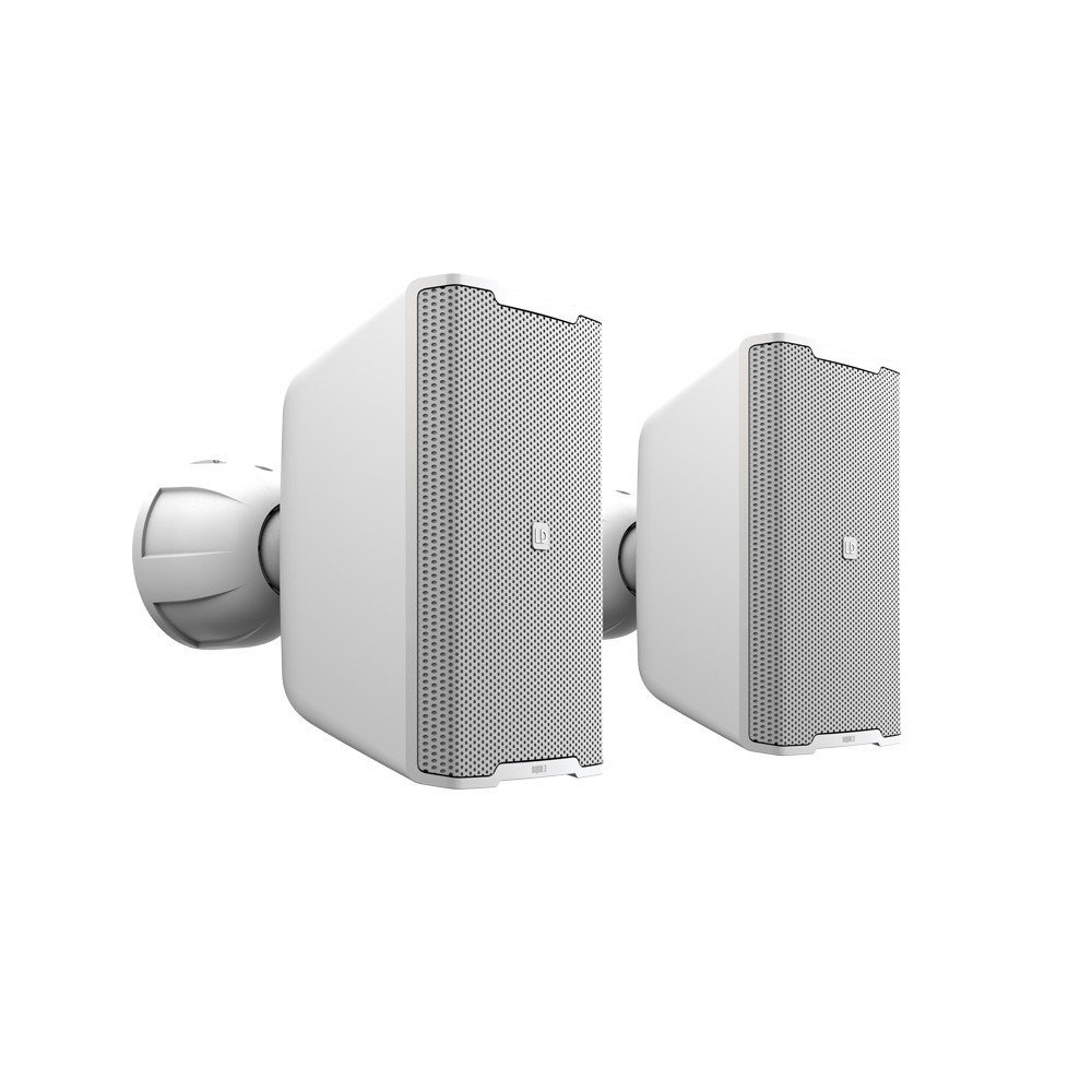 LD System DQOR 3 W 3" Two-way Passive Indoor/Outdoor Installation Loudspeaker 8 Ohm, white (Pair)