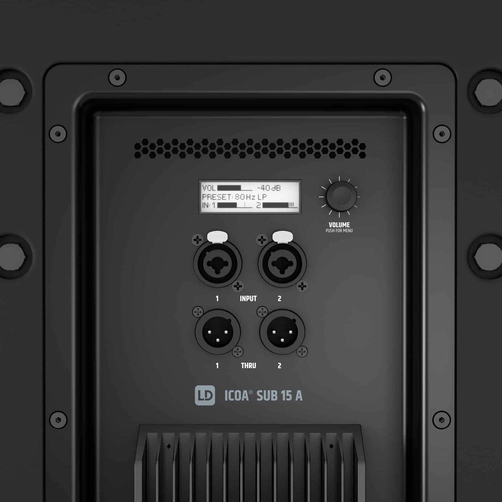 LD System ICOA SUB 15 A Powered 15" Bass Reflex PA Subwoofer