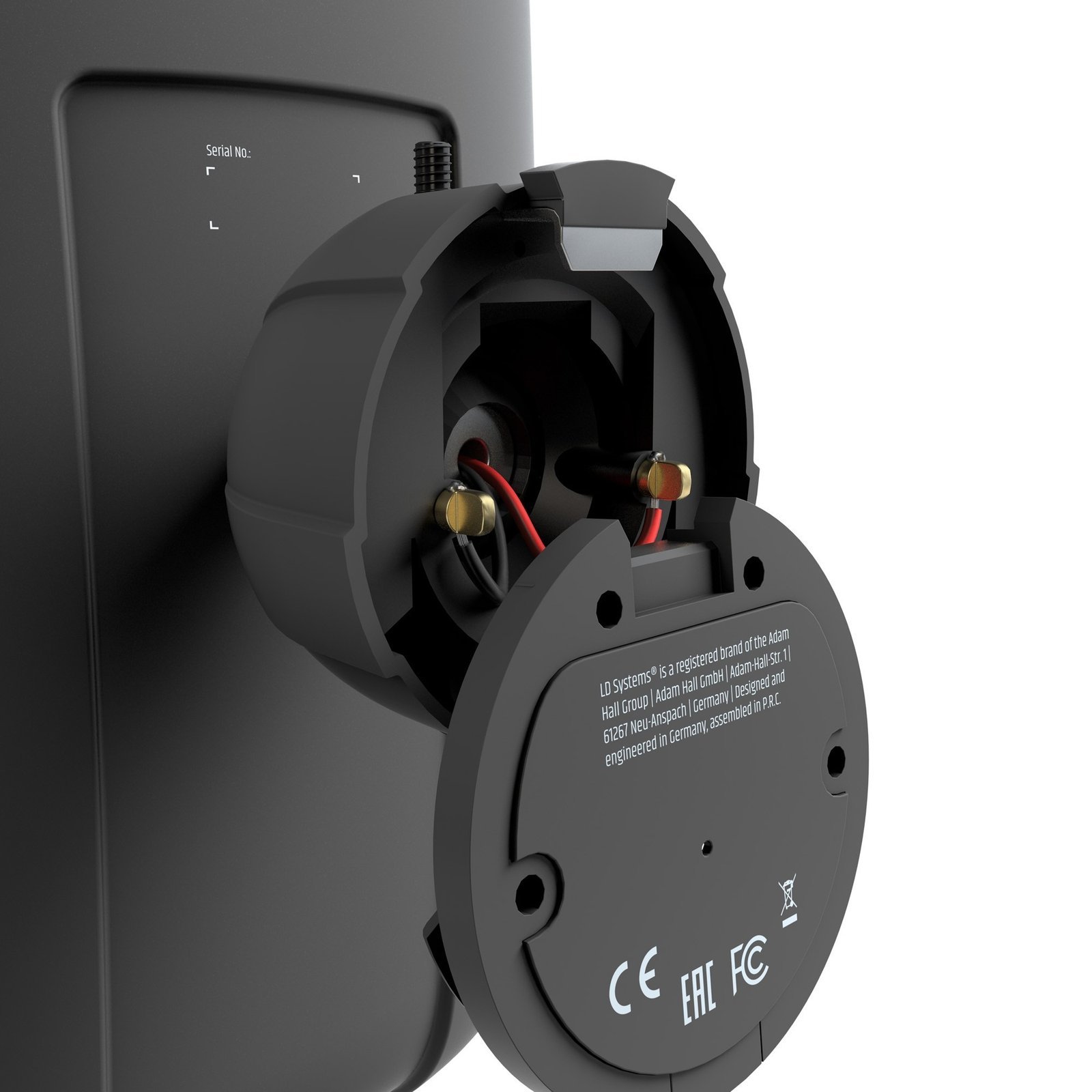 LD System DQOR 8 B 8" Two-way Passive Indoor/Outdoor Installation Loudspeaker 8 Ohm, black