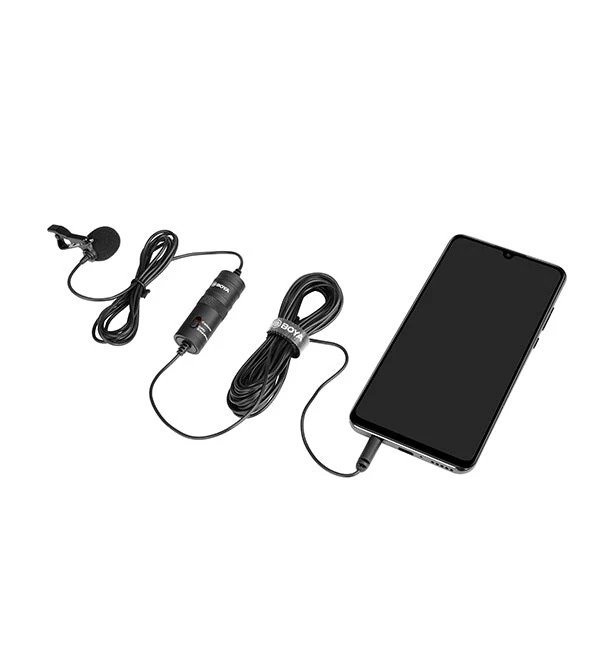 Boya BY-M1 Auxiliary Omnidirectional Lavalier Condenser Microphone