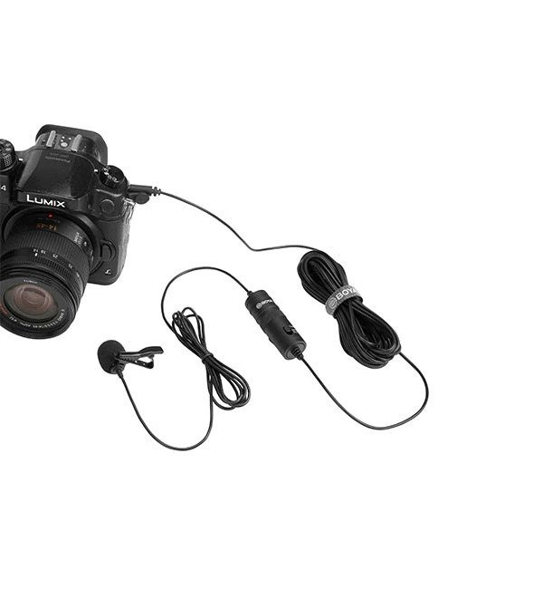 Boya BY-M1 Auxiliary Omnidirectional Lavalier Condenser Microphone
