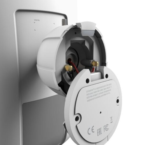 LD System DQOR 8 W 8" Two-way Passive Indoor/Outdoor Installation Loudspeaker 8 Ohm, white