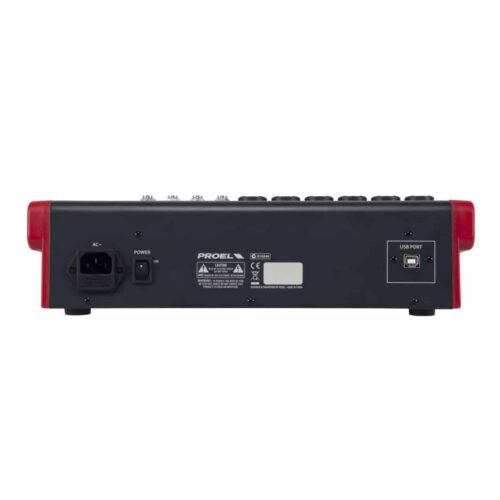 Proel MQ12USB Compact 12-channel mixer with FX and USB Proel MQ12USB Compact 12-channel mixer with FX and USB