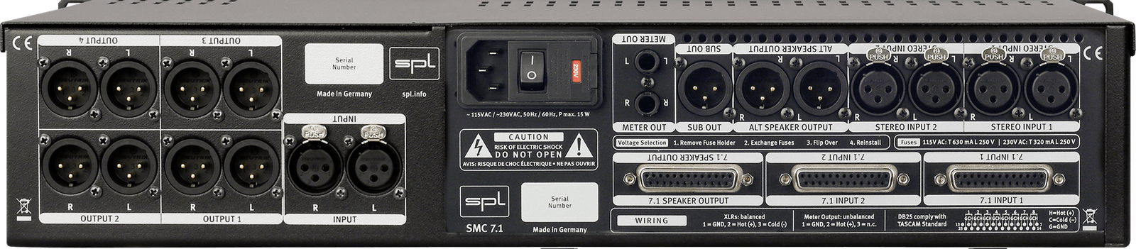 SPL Audio SMC 7.1 + Expansion Rack Silver