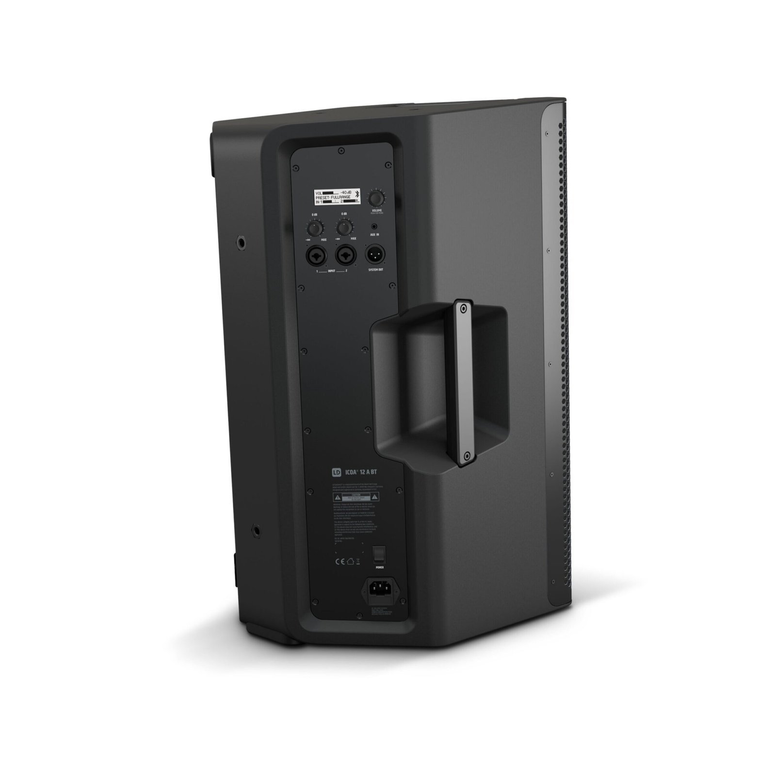 LD System ICOA 12 A BT 12Powered Coaxial PA Loudspeaker with Bluetooth
