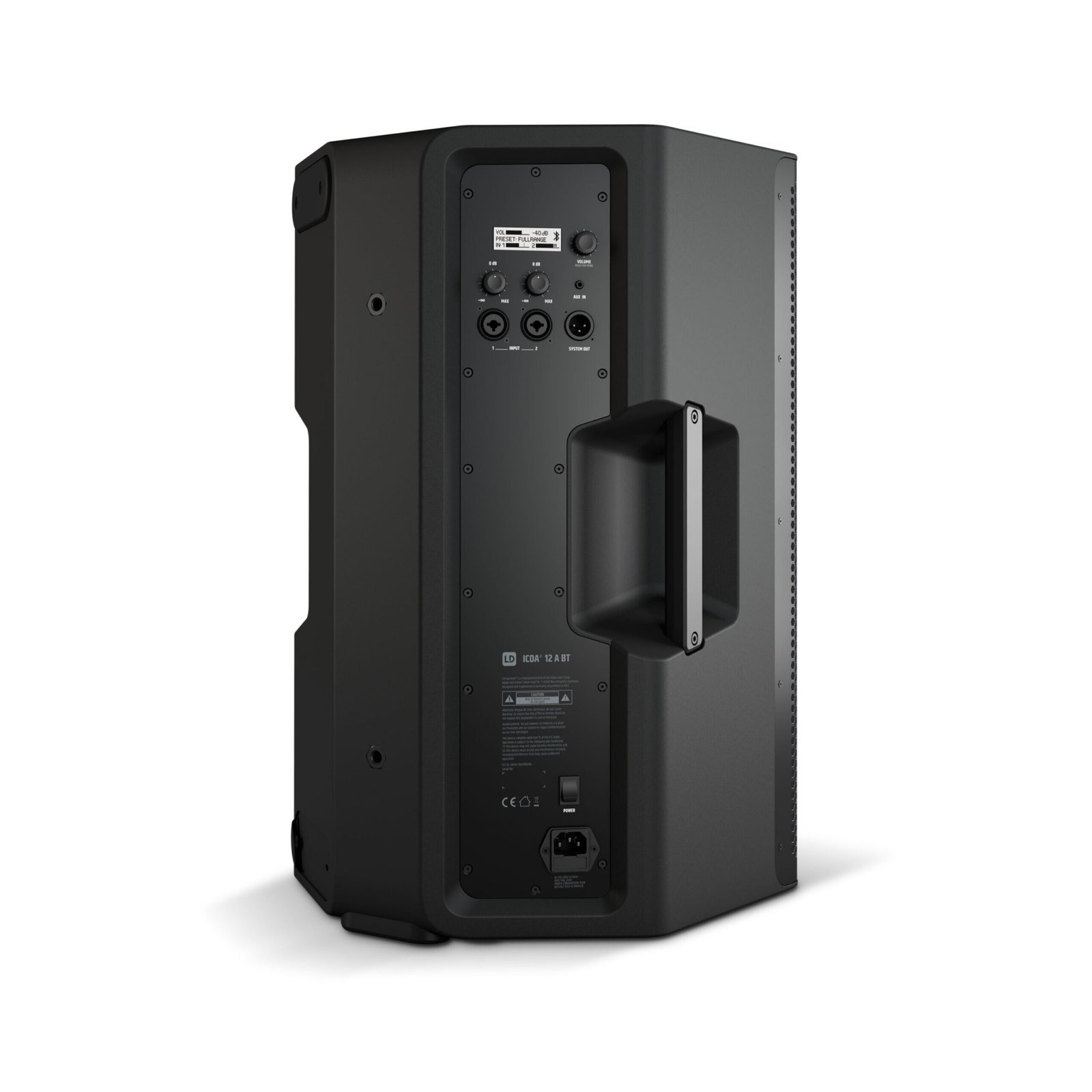 LD System ICOA 12 A BT 12Powered Coaxial PA Loudspeaker with Bluetooth